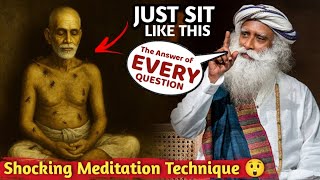 Shocking Meditation Technique of Ramana Maharshi 😲 Who am i? Sadhguru