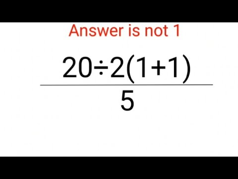 20 2 1 1 5 Answer Is Not 1 Can You Solve This Ukraine Math Test Problem Math Ukraine