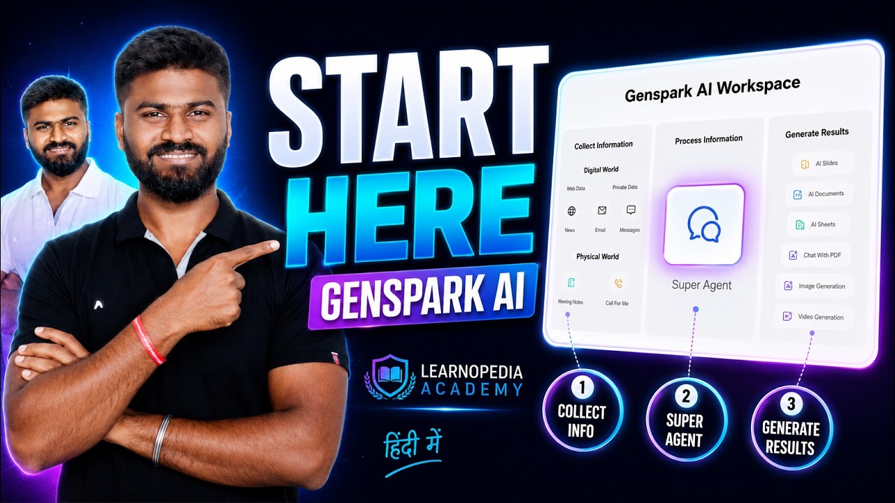 How to Use Genspark AI in Hindi | Complete Beginner Tutorial 2026