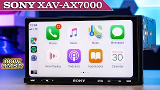 Sony XAVAX7000  Review and Testing Subwoofer Direct Connection, Apple Carplay and Android Auto!!