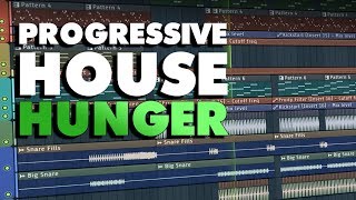 Progressive House Hunger | FL Studio Template (  Samples, Stems & Sylenth1 Presets)