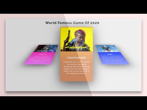 How to make Awesome Gaming Card Hover Effect Using Html and Css Only