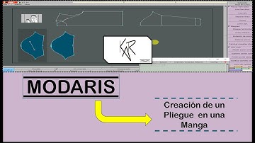 Creación de un Pliegue en una manga en Modaris