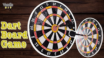 How to Make Your Own Dart Board Game | Game Outdoor Woodworking