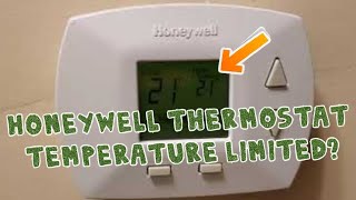 Bypass your locked Honeywell thermostat temperature limit