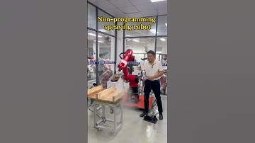 Spraying robot #robot #machine #industrialrobots #automation #spray