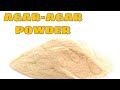 HOW TO MAKE AGAR-AGAR POWDER AT HOME | WHAT IS AGAR AGAR