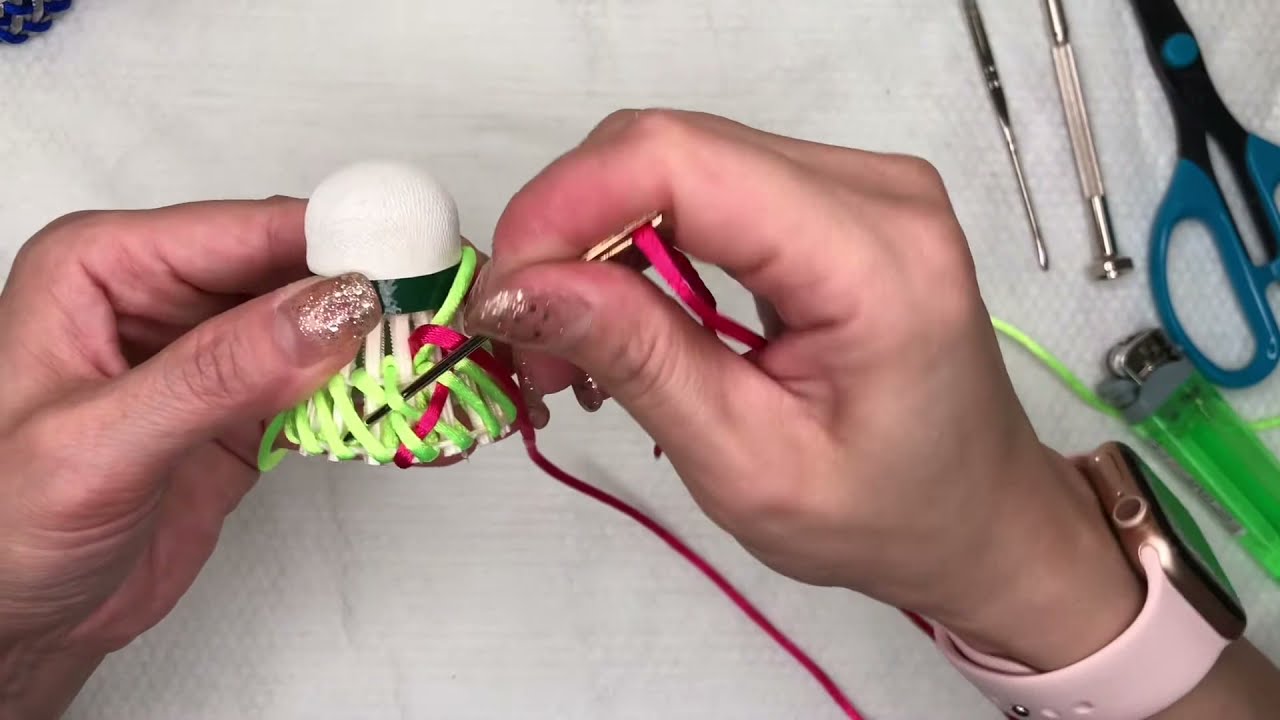 廢棄羽毛球飾品創作