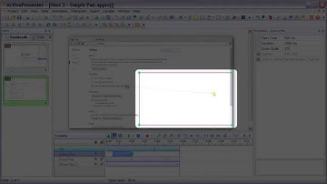 How to add zoom and pan effects using ActivePresenter