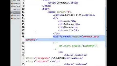 07. XML and XSLT
