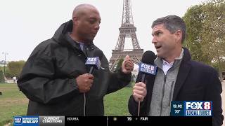 Saints fans in Paris ahead of Sundays, Oct. 25, NFL game
