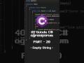 40 Günde C# Öğreniyorum | 20. Gün - Empty String