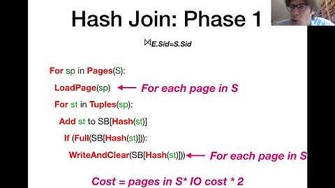 11: Hash Join, Sort-Merge Join