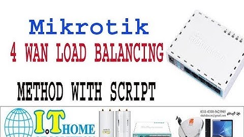 Mikrotik Load balancing  Method 4X WAN Urdu Guide.....4MB+4MB+4MB+4MB=16MB URDU/HINDI