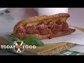 Garlic bread meatball subs get alex guarnaschellis recipe