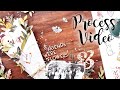 Friends &amp; Flowers | Scrapbook Process Video