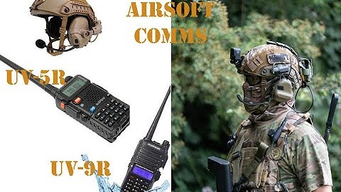 Cheap Budget Tactical Comms for airsoft beginner Guide [ uv5r / uv9r plus ] TDA