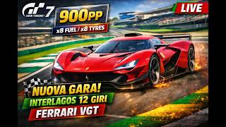 GT7 – NUOVA GARA 900PP A INTERLAGOS! FERRARI VGT ALLA PROVA! 🔥 LIVE
