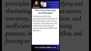 How to cut costs using Lean principles?