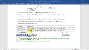 Delta DOP100 control ASD-B3 via Modbus serial