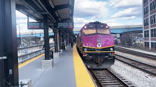 MBTA: Commuter Rail Train 560 Ride from Worcester to Back Bay