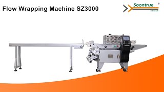 #Flow wrapper #Flow wrap machine #Flow pack machine #Horizontal packaging machine #SOONTRUE SZ3000