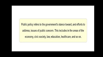 Lecture 18 - Public Policy.Part 2
