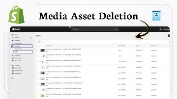 How to delete images from library on Shopify (Media Organization)