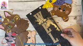 Welcome Sign Embroidery Designs