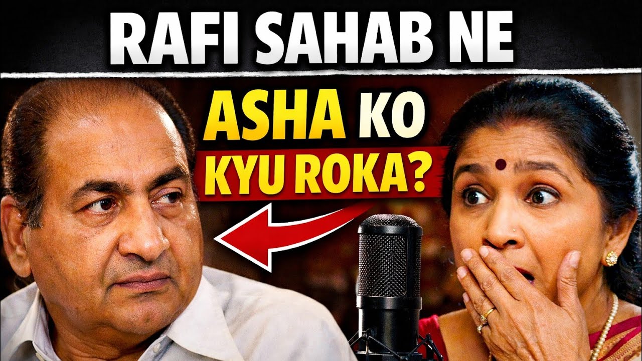 Kyun Rafi Sahab Ne Recording Beech Mein Rukwa Di? Asha Bhosle Bhi Hairaan Reh Gayi!