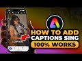 How To Add Captions Sing Adobe Express (FAST & EASY) | 100% WORKS | NO Yapping, To The Point!