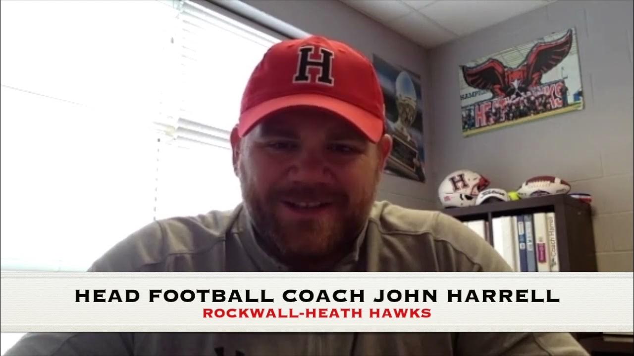 Interview with RockwallHeath Head Football Coach John Harrell YouTube