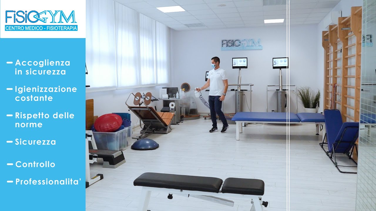 La sicurezza in FISIOGYM Centro Medico e Fisioterapia