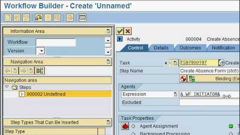 How to create an SAP workflow  - Create Task (Part 1 of 4)