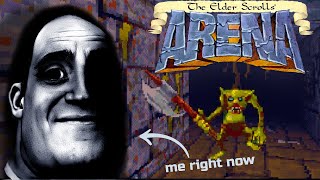 I tried to play the first Elder Scrolls game...