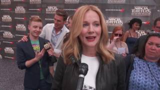 Teenage Mutant Ninja Turtles Out Of The Shadows Laura Linney Premiere Interview Screenslam