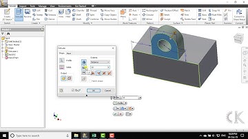 Inventor - Hướng dẫn lấy đối xứng vật thể 3D - MIROR 3D