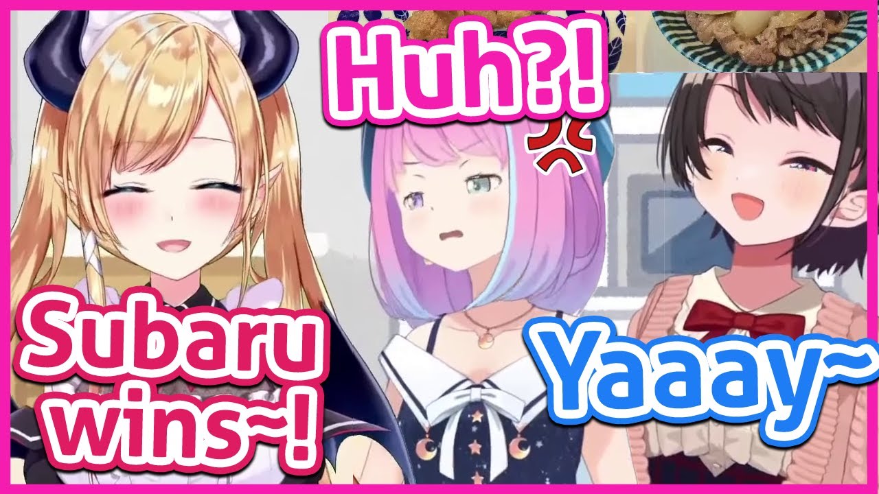 Subaru Pisses Luna Off After Finally Winning Against Her In A Cooking Battle