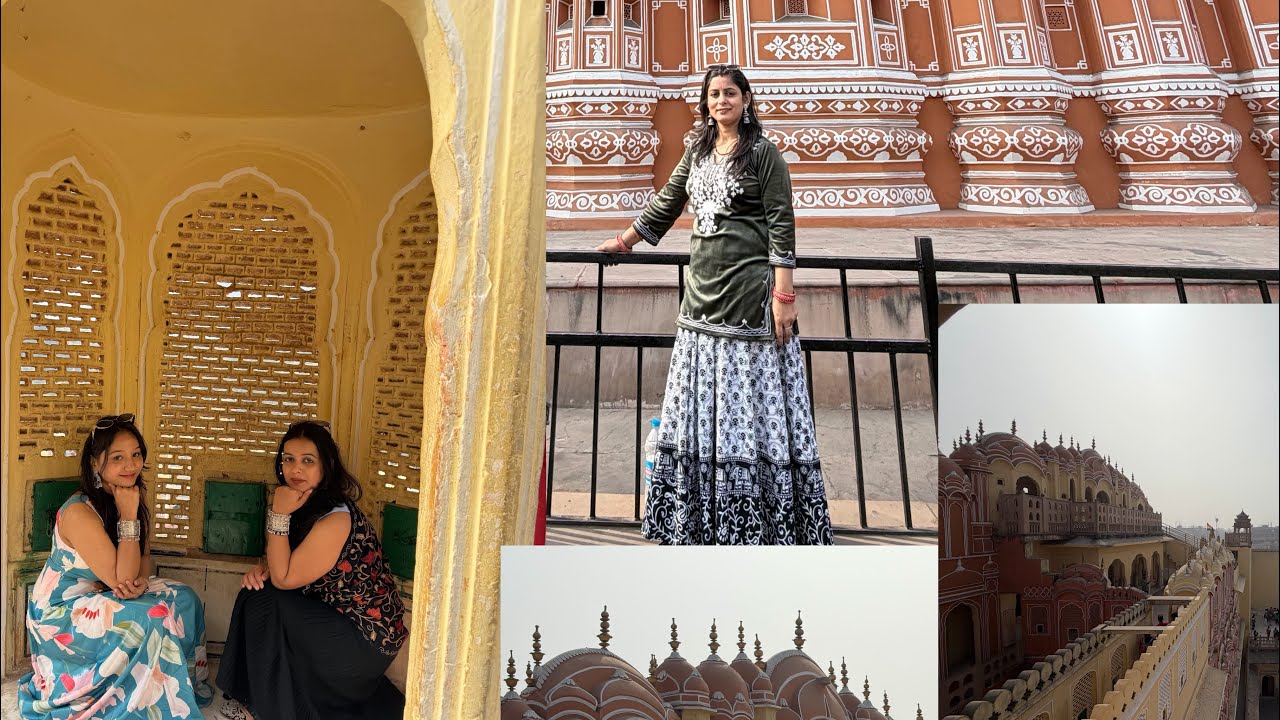 Vlog No3..आइये अंदर से देखते हैं जयपुर का ख़ूबसूरत हवामहल | Jaipur tourist place| jaipur.. | 