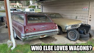 Two RARE 1967 Impala and 1965 Impala wagons. #wagonlife #impala by DezzysSpeedShop 6,215 views 5 months ago 2 minutes, 51 seconds