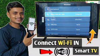 smart tv me wifi kaise connect kare | How to Connect WiFi in smart TV | led tv connect with wifi