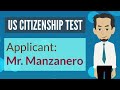 Practice Citizenship Interview with Mr. Armando Manzanero