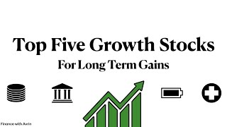 Top 5 Best Growth Stocks for Long Term | Best Growth Stocks to Buy 2023 | Banking AI Healthcare EV