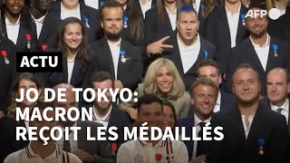 Macron aux médaillés de Tokyo : 