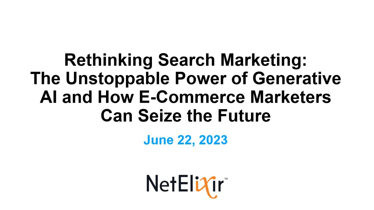 The Unstoppable Power of Generative AI and How E-Commerce Marketers Can Seize the Future | With BWG