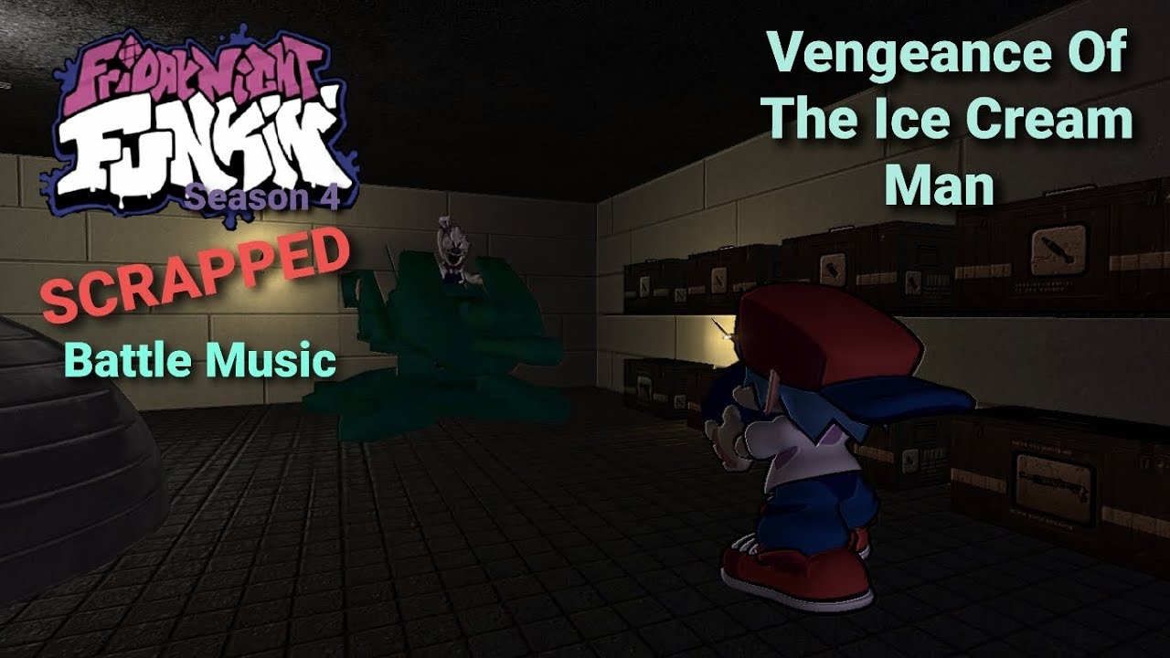 (SCRAPPED OST) FNF Shorts S4🎤👠: Vengeance Of The Ice Cream Man | Battle Music
