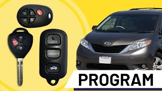 Easy Program Toyota Sienna Keyless Remote Fob (2004-2018)