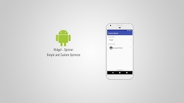 How to Create a Spinner with Custom Layout - Android Studio