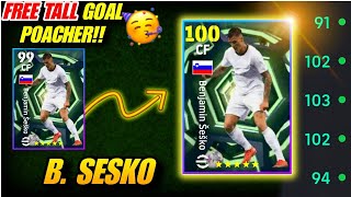 Free 195Cm Tall Goal Poacher Benjamin Sesko Best Training Efootball 2026