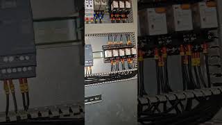 30kw 2 vfds with bypass (star delta). Automation with Siemens logo plc. #vfd #inductionmotor #plc
